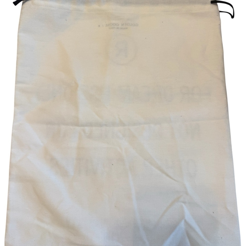 Authentic Golden Goose Shoe Dust Bag Replacement White Canvas & passport book - Picture 4 of 5